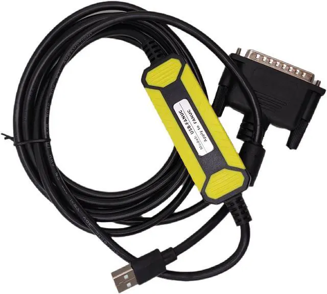 Alt view image 2 of 5 - BATTEMALL USB-FANUC RS232 Data Transfer USB Convert DB25 Pin Download Cable for CNC Fanuc