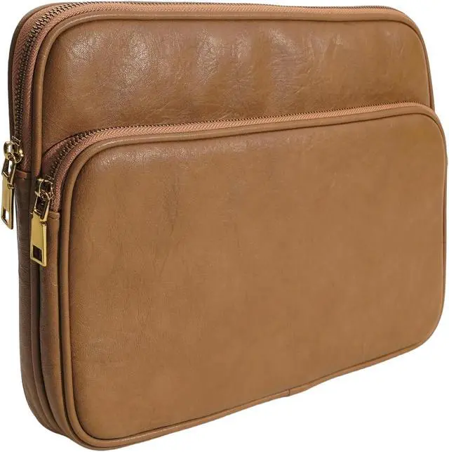 Main image of Benfan Laptop Sleeve Bag 15 Inch Compatible with MacBook Air 15, MacBook Pro 15 A1990 A1707, Surface Laptop 15, New Dell XPS 15 Color Brown