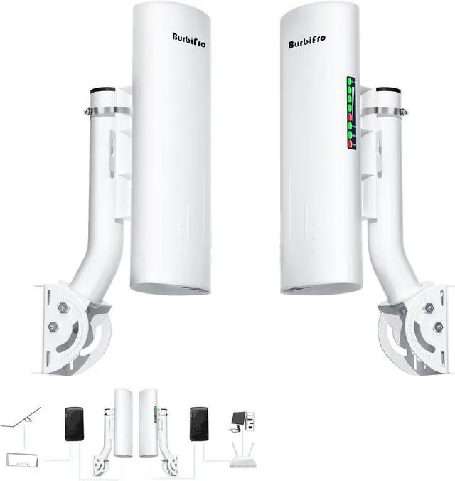 Main image of Point to Point Starlink Internet Wireless Long Range Transmission with Bracket Mount for Starlink Gen 3 Router, Starlink WiFi Extender, 5.8GHz 3KM 1000Mbps with 18dBi High Gain Antenna, 2 Pack