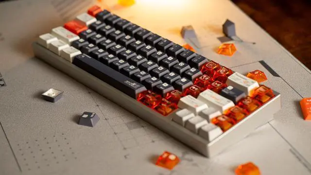 Alt view image 4 of 5 - Combat Power Test Theme keycap Cherry Profile 157 Keys pbt Material + 87pc Material - 244 Keys Custom keycap Set Suitable for 61/87/104/108 Cherry MX Switch and Other Mechanical Keyboards