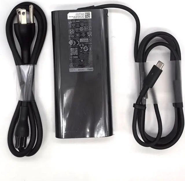 Alt view image 3 of 5 - Original Replacement for Dell Laptop Charger 130W USB C Type C AC Adapter,XPS 15 9500 9510 9520 XPS 17 9700 9710 9720 9730 AC Charger, DA130PM170, HA130PM170, DA130PM200.