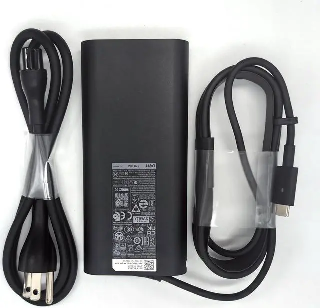 Alt view image 5 of 5 - Original Replacement for Dell Laptop Charger 130W USB C Type C AC Adapter,XPS 15 9500 9510 9520 XPS 17 9700 9710 9720 9730 AC Charger, DA130PM170, HA130PM170, DA130PM200.