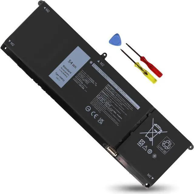 Main image of 54Wh V6W33 Battery Compatible with Dell Inspiron 3510 3515 5310 5410 5510 5515 5440 5518 Vostro 3425 3511 5320 5635 Latitude 5430 3445 Chromebook 3320 3330 3420 3520 0V6W33 XDY9K 927N5, 15V 4-Cell