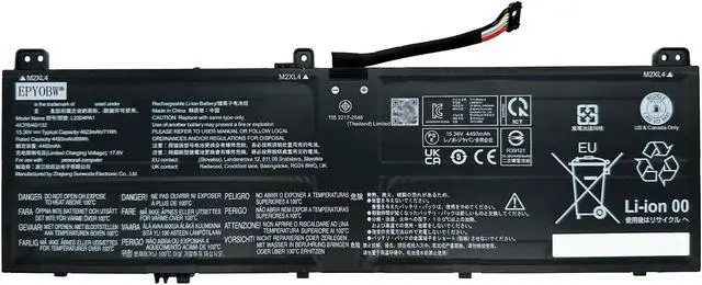 Main image of EPYOBW L22D4PA1 Laptop Battery 71Wh 4623mAh 4-Cell 15.36V Compatible with Lenovo Yoga 7 14IRL8 14ARP8 16IRL8 16ARP8 / Yoga 7 2-in-1 14IML9 14AHP9 16IML9 16AHP9 Series L22C4PA1 L22M4PA1