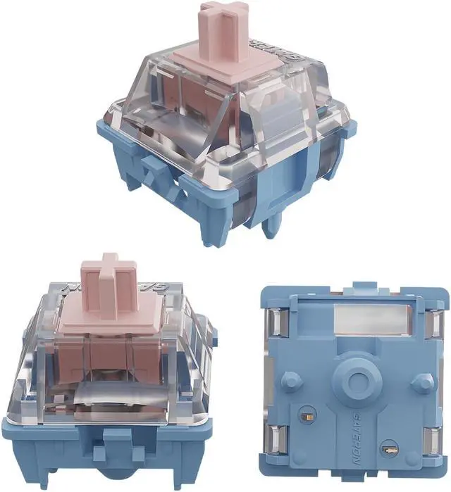 Main image of Gateron GUYEKS Melodic Keyboard Switches, 5-Pin 60gf Clicky Key Switches, Factory Pre-lubed, Suitable for MX Mechanical Keyboards (108PCS)