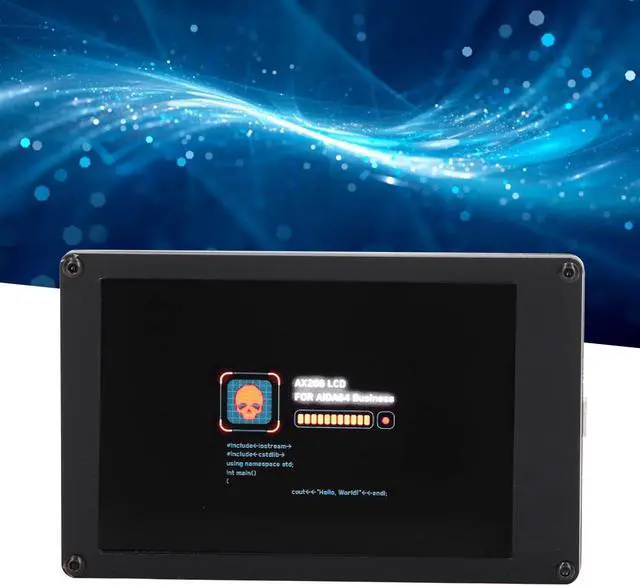Alt view image 3 of 5 - Hitoxi 3.5 inch IPS USB Mini Screen, USB IPS LCD Screen Display Monitor HDMI Screen Display Subscreen for, USB AIDA64