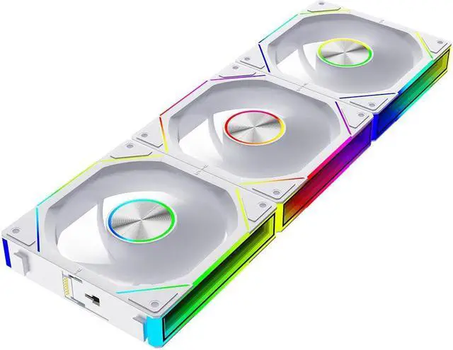 Main image of ICOLER PC Fan JM-SE 3IN1 White Edition 120 Infinity Mirror Module Daisy-Chain 5V ARGB PWM Case Fan 120mm Triple Pack Suitable for Computer Case & CPU Cooling