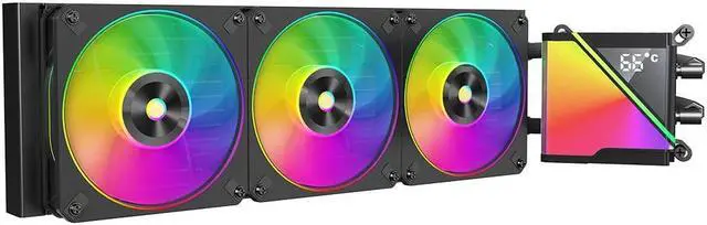 Main image of ICOLER SR360 Digital AIO Liquid Cooler - High - Performance Cooling Solution ,Intelligent Temperature Control, Real-time readout ,300W TDP Liquid CPU Cooler for AMD AM4/AM5 & Intel LGA 115X/1200/1700