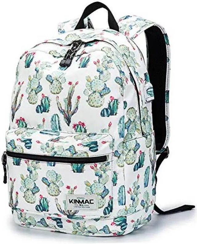Main image of Kinmac Water Resistant Laptop Travel Outdoor Backpack with USB Charging Port for 13 inch 14 inch and 15.6 inch Laptop (Cacti)