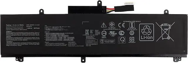Main image of Vvsialeek [New] C41N1837 76Wh Laptop Replacement Battery for ASUS ROG Zephyrus S GA502DU GA502GU GU502DU GU502GU GU502GV GU532GU GU532GV GX502GV GX502GW GX532GV GX532GW Series Notebook 4940mAh.