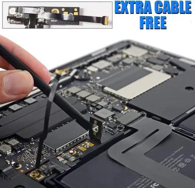 Alt view image 3 of 5 - MacBook Pro A1708 Battery A1713 for MacBook Pro 13 Inch A1708 Late 2016 Mid 2017 (EMC 2978 3164), A2171 Laptop Replacement Battery for MacBook Pro 13 Inch A2159 (2019) A2289 (2020) A2338 (2020)