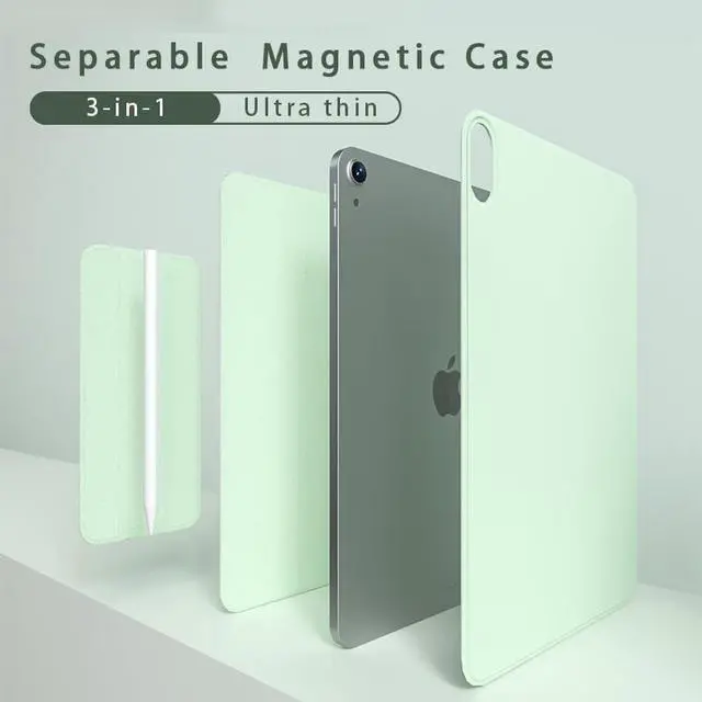 Alt view image 2 of 5 - Magnetic Case for iPad Pro 13-Inch 7th Gens 2024(M4),Black, Separable Ultra Thin Back Cover Double-Sided Magnetic Suction Ultra-Thin Experience Adjust at Will Separable ipad Case