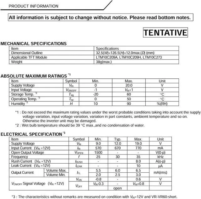 Alt view image 5 of 5 - VNR10C209-INV LCD Inverter Board