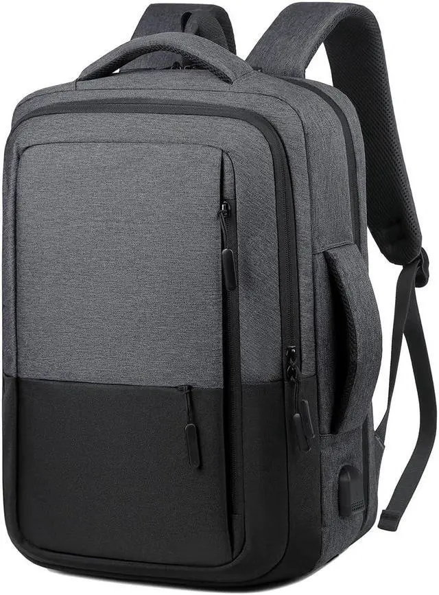 Main image of VGOAL Travel Laptop Backpack, Laptop Bookbag College Backpack Durable Water Proof with USB Charging Port for Men Women (KT0107W-G)