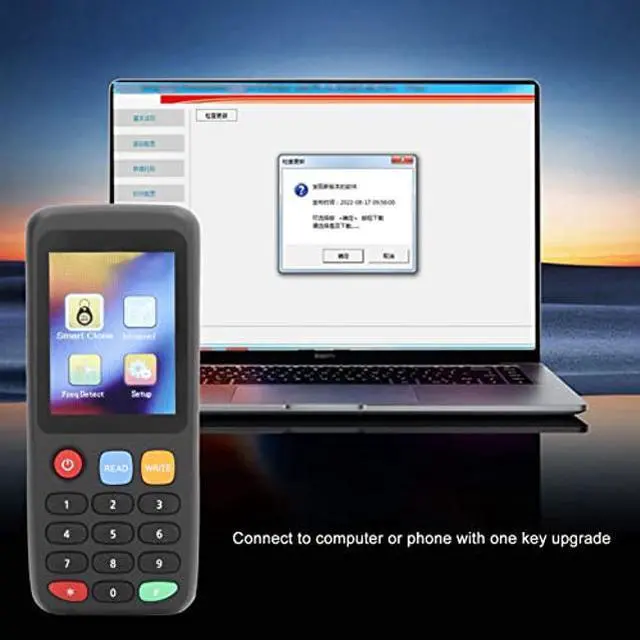 Alt view image 4 of 5 - NFC RFID Card Copier X7 Readers Writer Duplicator Access Control Smart Card Copier IC ID Card Copier Access Card Duplicator (5 UID Buckles 5 UID Cards), Card Not Supported