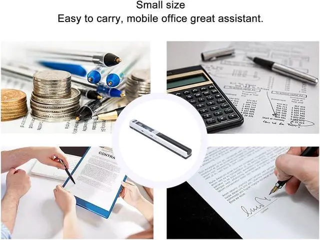 Alt view image 4 of 5 - Portable Scanner, Mobile Document Scanner A4 Scanning for Photo (Silver)