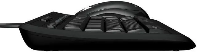 Alt view image 5 of 5 - Incase Wired Desktop 600 Keyboard & Mouse Combo  Designed by Microsoft  Four Hot Keys, Spill-Resistant Keyboard, Quiet-Touch Keys, Optical Mouse, Left/Right Mouse with 800 DPI Sensor  Black