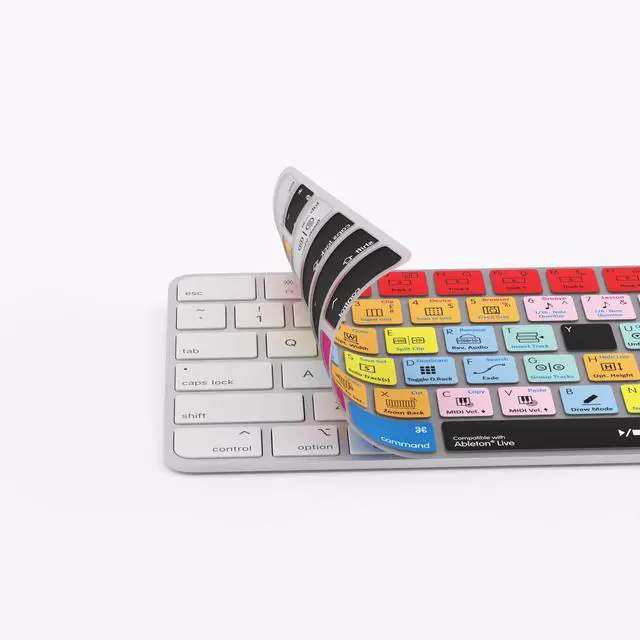 Alt view image 3 of 5 - Editors Keys Ableton Live Compatible Keyboard Cover for iMac Magic Numeric Keyboard - Silicone Protective Skin - Fits TouchID and Non-TouchID Models