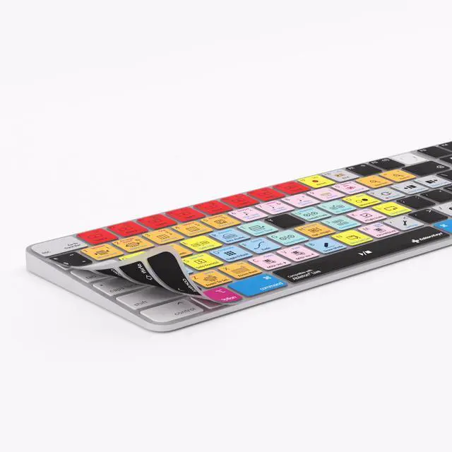 Alt view image 4 of 5 - Editors Keys Ableton Live Compatible Keyboard Cover for iMac Magic Numeric Keyboard - Silicone Protective Skin - Fits TouchID and Non-TouchID Models