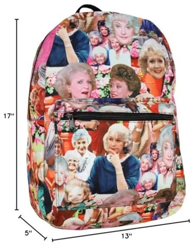 Alt view image 4 of 4 - Bioworld The Golden Expressions Photo Collage Sublimated Laptop Backpack Bag