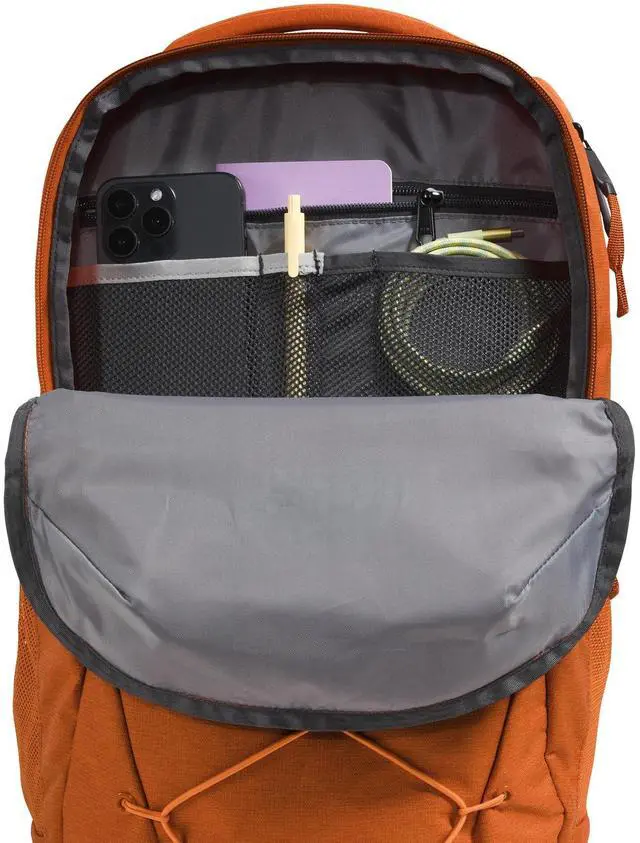 Alt view image 3 of 5 - THE NORTH FACE Jester Everyday Laptop Backpack - PFAS Free, Iron Bronze Dark Heather/Papaya, One Size