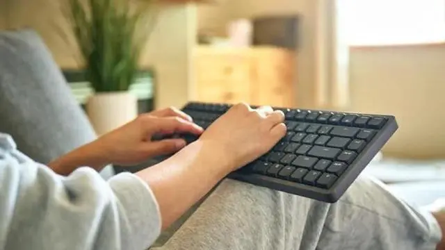 Alt view image 5 of 5 - Form Split Touchpad Keyboard | Windows Touchpad | Mechanical Switches | Aluminum Case | Bluetooth | Backlighting | Ergonomic