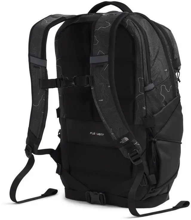 Alt view image 4 of 5 - THE NORTH FACE Borealis Commuter Laptop Backpack - PFAS Free, TNF Black Topo Print/Smoked Pearl, One Size