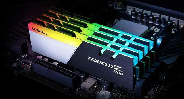 Alt view image 2 of 5 - G.SKILL, Black,F4-3200C16D-16GTZN Trident Z Neo, DDR4-3200, CL16-16 GB Dual-Kit