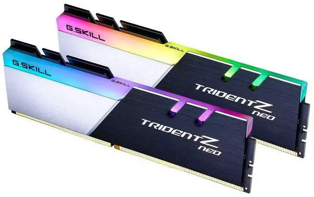 Alt view image 4 of 5 - G.SKILL, Black,F4-3200C16D-16GTZN Trident Z Neo, DDR4-3200, CL16-16 GB Dual-Kit