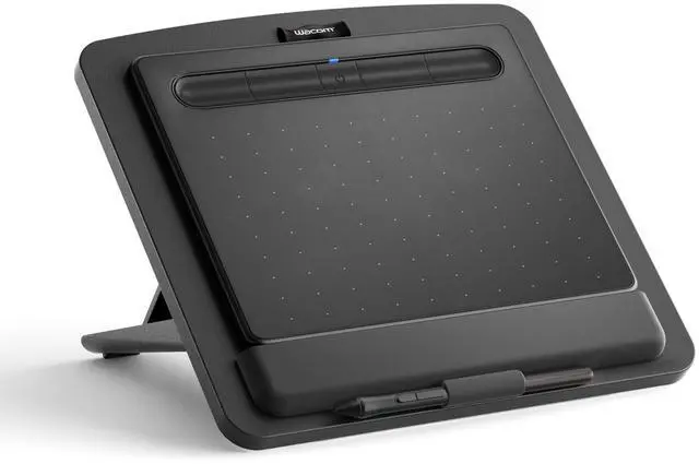 Main image of AFOOYO Adjustable Graphics Tablet Holder for Desk - Foldable Portable Stand Compatible with Fire HD, Samsung Galaxy Tab, Wacom, XP-Pen and More - Fit 7-23.8 inches