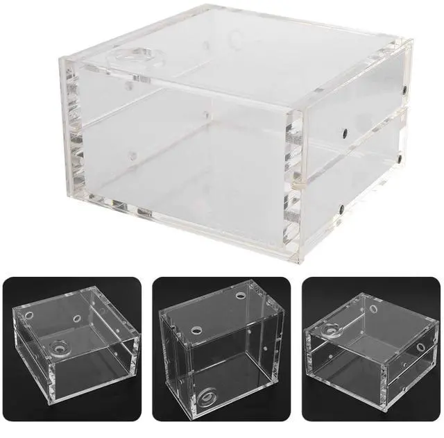 Alt view image 3 of 5 - ASHATA Water Cooling,1.25L Water Cooling Cooling Reservoir All Transparent Acrylic Computer Accessories, Acrylic Material Water Cooler with Large Water Capacity