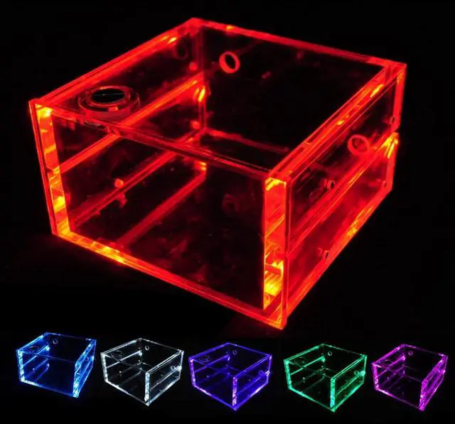 Alt view image 4 of 5 - ASHATA Water Cooling,1.25L Water Cooling Cooling Reservoir All Transparent Acrylic Computer Accessories, Acrylic Material Water Cooler with Large Water Capacity