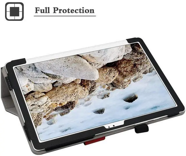 Alt view image 3 of 5 - Bige for Galaxy Tab A7 10.4 inch 2020 Keyboard Case,PU Leather Cover with Romovable Wireless Keyboard for Samsung Galaxy Tab A7 10.4 inch 2020 (SM-T500 /T505 /T507) Tablet,Black, 10001962-1