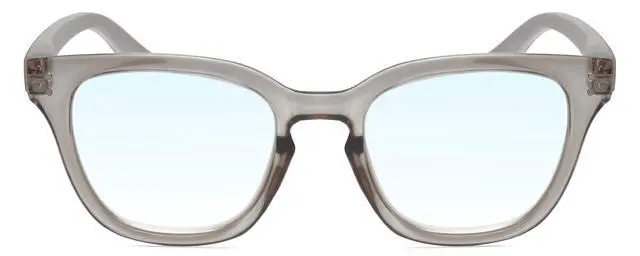 Alt view image 2 of 4 - Calabria R860 Blue Light Reading Glasses +3.50 Grey Crystal Pink Womens Trendy Eyeglass Work Gaming Computer Readers w/Case