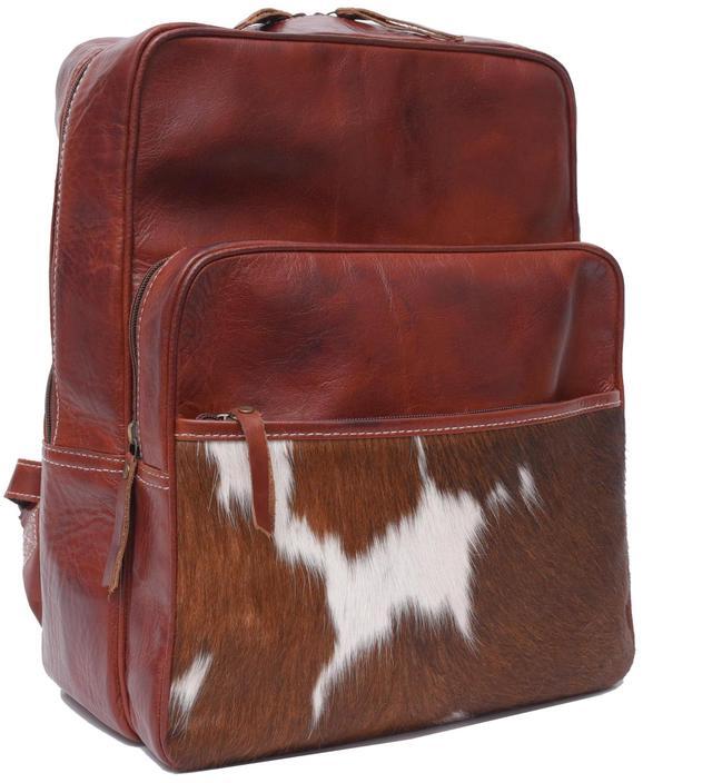 Main image of CHAYELL Premium Full Grain Vintage Leather Backpack for Women & Men - 17 Inch Leather Laptop Backpack, Travel Backpack, Business Backpack, Rucksack Bag (Brown)