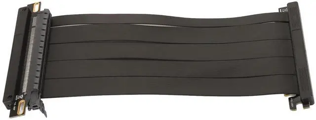 Main image of Generic Pcie 4.0 Riser Cable, Pcie Extension Cable High Speed Double Reverse Foldable PCI Express Gen4 Graphics Card Extension Cable Vertical GPU Mount Extension Cable PCIE4.0 X16 Riser