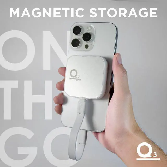 Alt view image 3 of 5 - DATO Magnetic External SSD 2TB, External Solid State Drive Portable SSD USB 3.2 Gen 2x2, up to 1600/1500 MB/s, Type-C 4K ProRes HDR Record, Compatible with iPhone 15&16 Pro Max - ARES Q3 Series