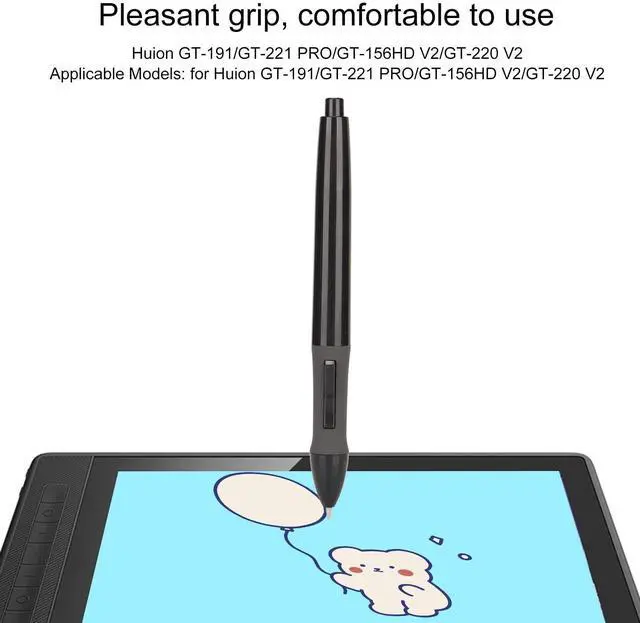 Alt view image 4 of 5 - PEN68D Pen for Huion GT-191 GT-221 PRO GT-156HD V2 GT-220 V2 Graphics Tablet, Battery Pen Digital Pen for Huion