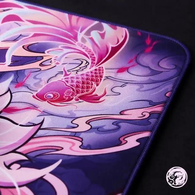 Alt view image 3 of 5 - Mouse Pads EspTiger Tang Dao Chi Yu GEM (480 x 400 x 4mm) Standard Size Polyurethane Base Superior Control Performance Extra Thick Large Cloth Gaming Mousepad  Multi-Color Cat Design