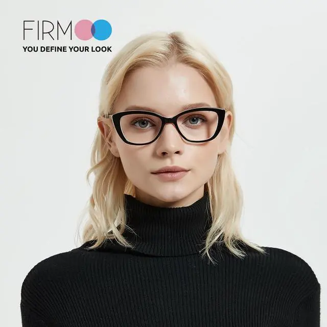 Alt view image 2 of 4 - Firmoo Cat Eye Blue Light Glassses