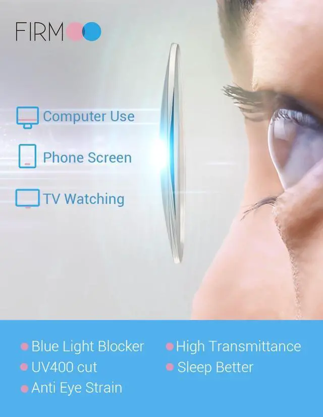 Alt view image 4 of 4 - Firmoo Cat Eye Blue Light Glassses