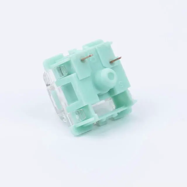 Alt view image 2 of 5 - Fejwlvs Jade Series 3.0 White Dual-Stage Spring Switch for MX Mechanical Gaming Keyboard,Linear 3-Pin 38gf Pre-lubed Switches(White,90Pcs)
