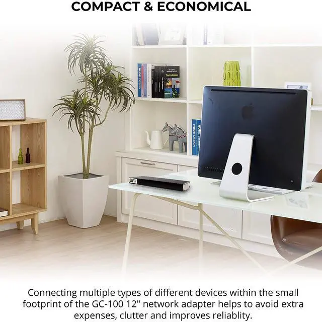 Alt view image 5 of 5 - Global CachÃ GC-100-12 Network Adapter - Connects RS232 Serial, Relay, Infrared Devices and Smart Sensors to a Wired Ethernet (12-Inch)