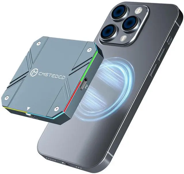 Main image of Magnetic M.2 2230/2242 SSD Enclosure for iphone 15/16 Pro Max USBC 3.2 Gen2 10Gbps to NVMe Adapter Metal External SSD Case for Laptop Mac USB Solid - State Drive External Convert with PD Power Supply