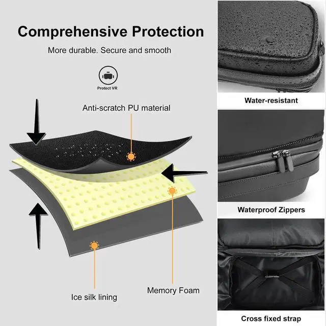 Alt view image 5 of 5 - Krone Kalpasmos Convertible Crossbody Backpack for Men  Expandable Sling Bag with Large Capacity, Compact Travel Backpack Fits Tech Gear, Laptops, Nintendo Switch, Clothes, and More