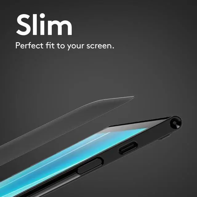 Alt view image 4 of 5 - PENERGY Screen Protector made for Wacom Movink DTH135 - Nano Texture Glass, Paper Feel, Anti Glare, HB Lead Pencil Friction, Scratch Resistant, Matte Finish, Touch Sensitive, Eye Protection, Smudge Re