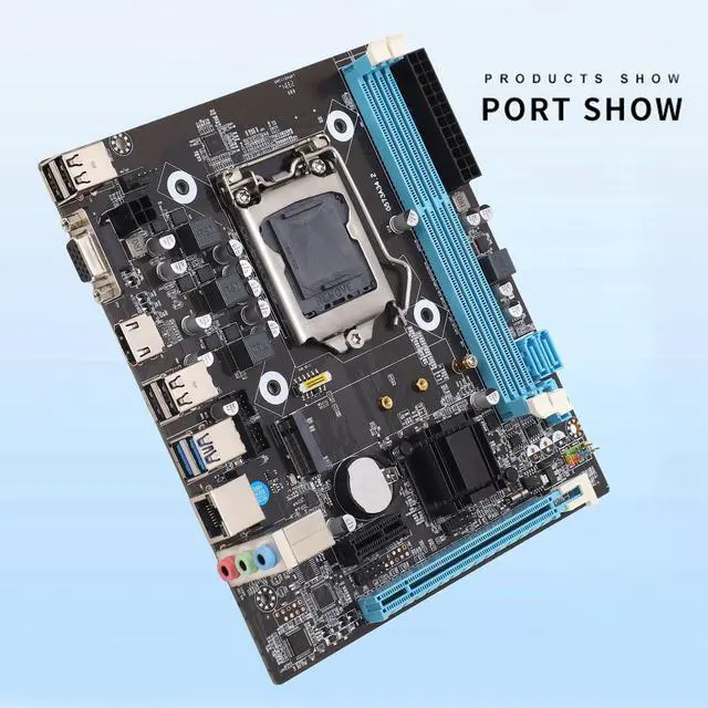 Alt view image 4 of 5 - Sxhlseller H81 M ATX Motherboard for Intel 4th Gen Core i3 i5 i7, Celeron G, Pentium G Processors with Channel DDR3, Micro ATX PC Board, High Speed M.2 Interface