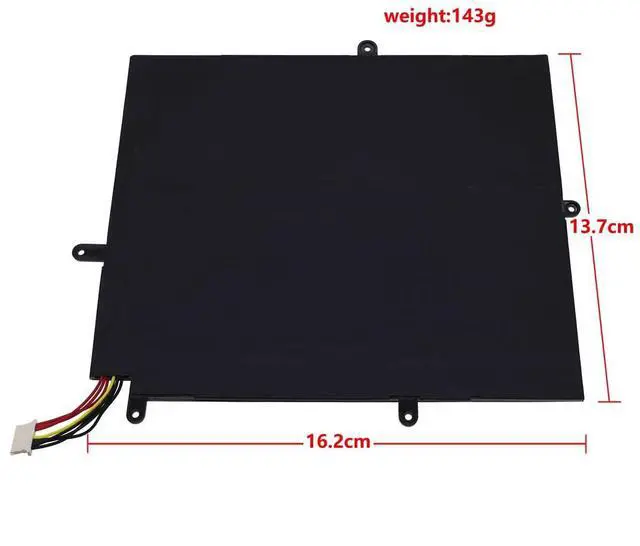 Alt view image 3 of 5 - Tanch Laptop Battery Replacement for BMAX Y11 Teclast F5 H-30137162P 30137162P GFL2666144 2666144 7.6V 3500mAh