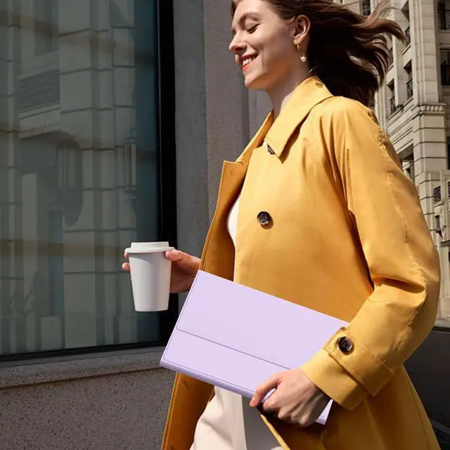 Alt view image 5 of 5 - SZPSGC Keyboard Case for iPad (A16) 11th Generation 11 Inch 2025, iPad 10th Generation 10.9 Inch 2022, Smart Folio Cover with 7 Colors Backlit Wireless Detachable Keyboard, Auto Sleep Wake, Purple