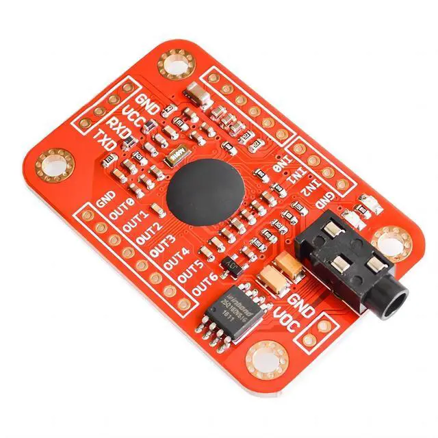 Alt view image 3 of 5 - WWZMDiB Voice Recognition Module V3 .1 Compatible with Arduino Elechouse Supports up to 80 Voice Commands